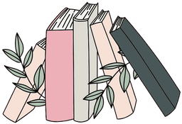 Back to the Shelf Again logo: five upright books interspersed with foliage.